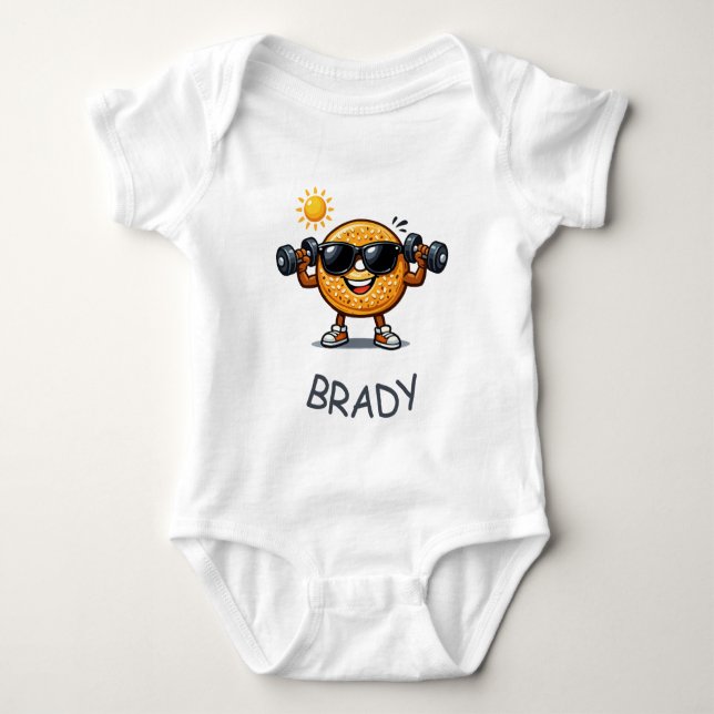 Body Para Bebé Bollo de Bíceps (Anverso)