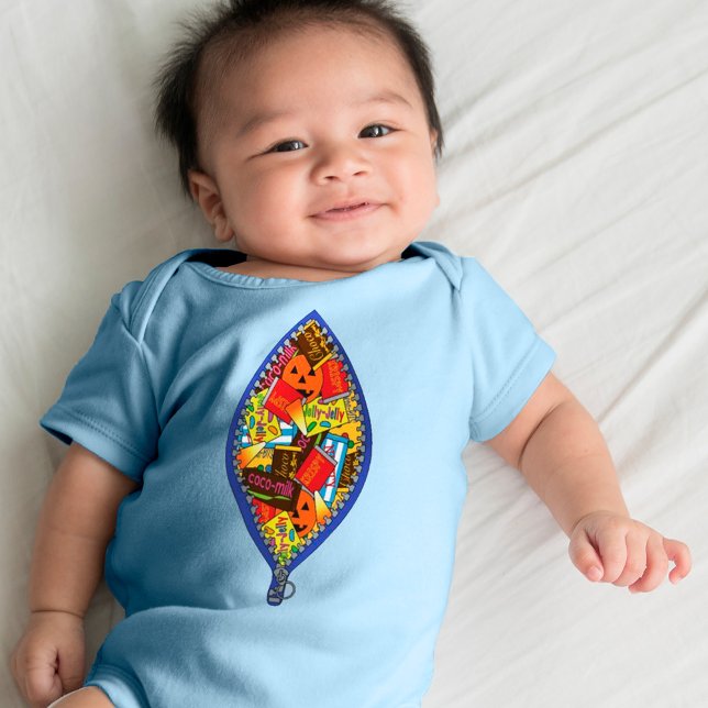 Body Para Bebé Bolsa de caramelos de Halloween (Subido por el creador)