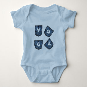 Body Para Bebé Bolsillos de imitación: ropa de yoga para bebés