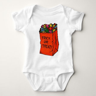 Body Para Bebé Bolso del caramelo de la invitación del truco O