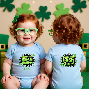 Body Para Bebé Bomba de Encanto Personalizable: Edición Irlandesa