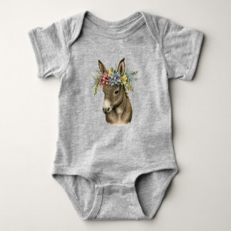Body Para Bebé Bonito bebé Donkey Baby Bodysuit