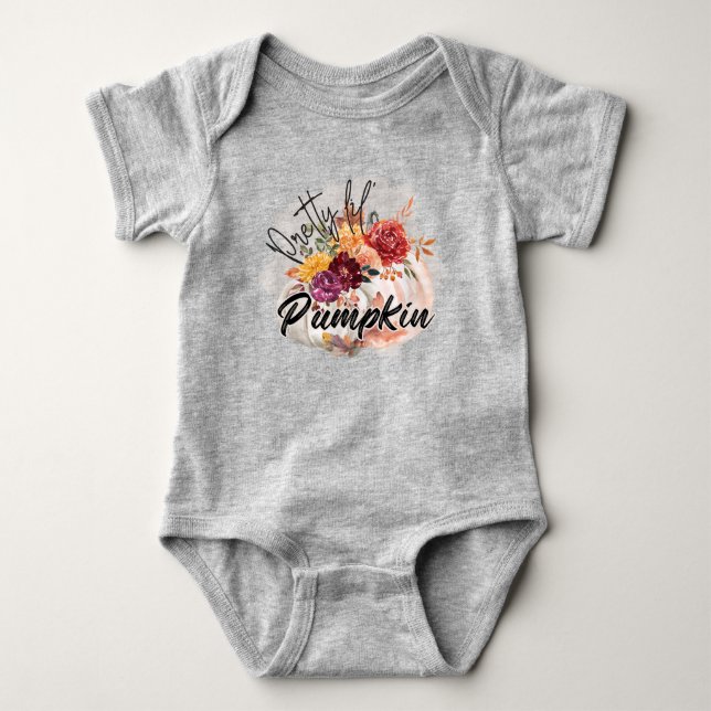 Body Para Bebé Bonito Calabaza Lil - Panel PNG (Anverso)