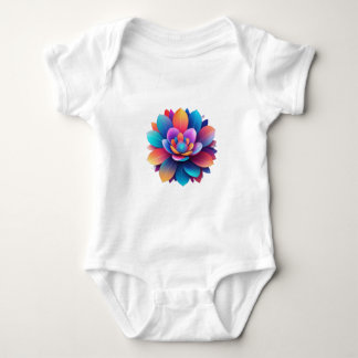 Body Para Bebé bonito diseño gráfico floral