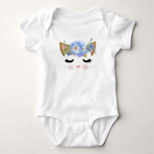 Body Para Bebé Bonito Kitten Baby Tutu Bodysuit