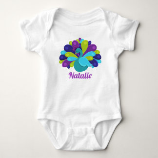 Body Para Bebé Bonito Peacock