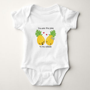 Body Para Bebé Bonito piña tropical Pina colada romántica
