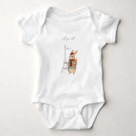 Body Para Bebé Bonjour Bebe French Rabbit Baby Shower