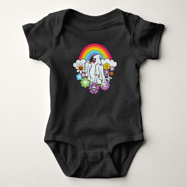 Body Para Bebé Boo arcoiris (Anverso)
