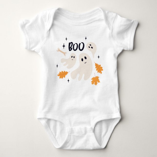 Body Para Bebé Boo Baby Bodysuit One Pie (Anverso)