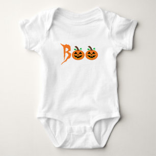 Body Para Bebé ¡BOO! Camiseta de calabaza de Halloween