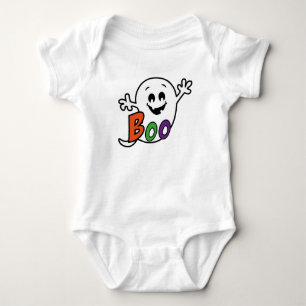 Body Para Bebé Boo de Halloween corporal divertido