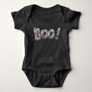 Body Para Bebé Boo Fantasmas Divertidos Niño Niña Halloween 2023 