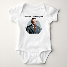 Body Para Bebé Booker T. Washington - Historia Negra