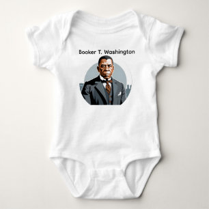 Body Para Bebé Booker T. Washington - Historia Negra