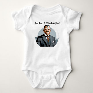 Body Para Bebé Booker T. Washington - Historia Negra