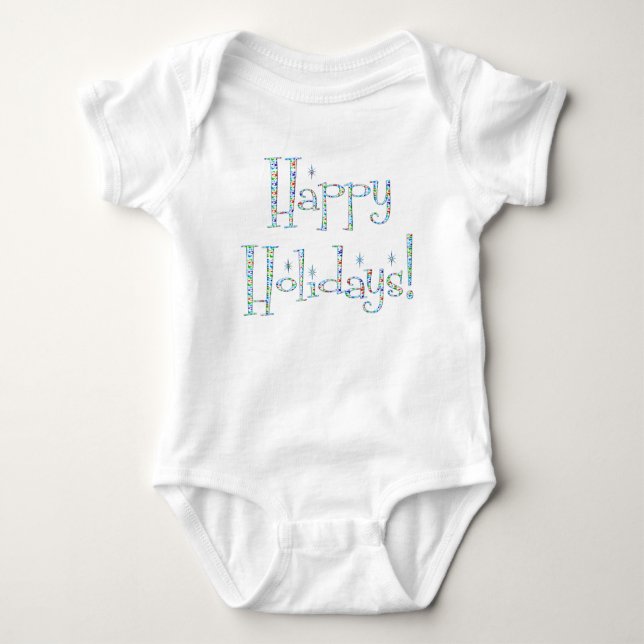 Body Para Bebé ¡Boomerang Felices Fiestas! (Anverso)