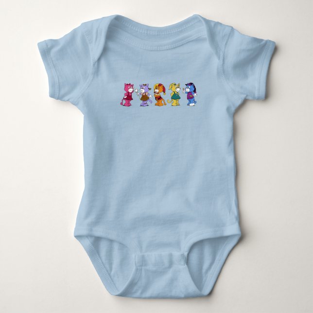 Body Para Bebé Boomi Cats Baby Bodysuit (Anverso)