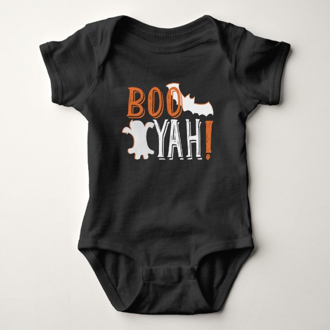 Body Para Bebé booyah lindo halloween (Anverso)