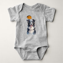 Border Collie Alegre en Acuarela