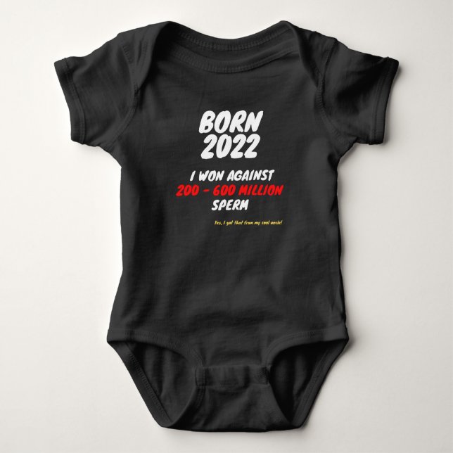 Body Para Bebé Born 2022 - I AM A WINNER Baby Strampler (Anverso)