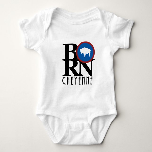 Body Para Bebé BORN Cheyenne Wyoming (Anverso)