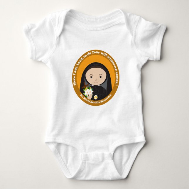 Body Para Bebé Boscardin de St. Maria Bertilla (Anverso)