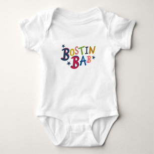 Body Para Bebé BOSTIN BAB Black Country Words Baby Bodysuit