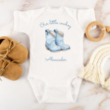 Botas Azules Personalizadas Little Cowboy para Niñ