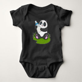 Body Para Bebé Botella Panda Baby Leche