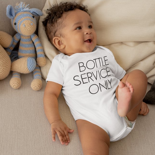 Body Para Bebé BOTTLE SERVICE ONLY Baby Bodysuit (Subido por el creador)