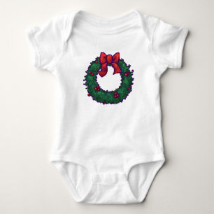 Body Para Bebé Boughs de Holly