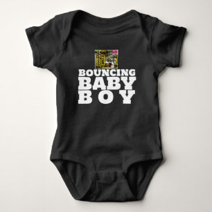 Body Para Bebé BOUNCING BABY BOY T-Shirt
