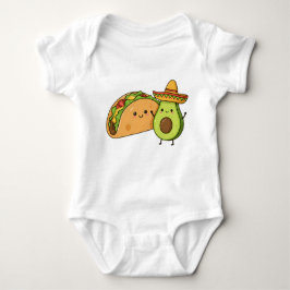 Body Para Bebé Bout Cute Funny Aguacate y Taco