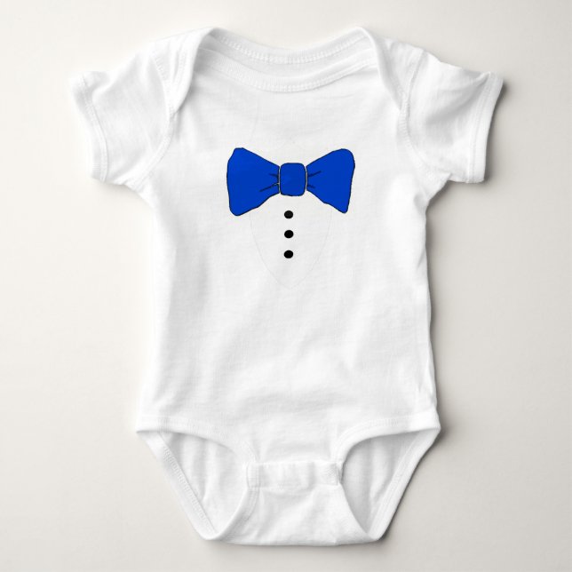 Body Para Bebé Bow Bow Tie Shirt (Anverso)
