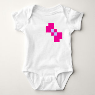Body Para Bebé Bow de píxeles de 8 bits