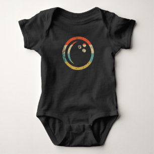 Body Para Bebé Bowling Icono Retro Bowling