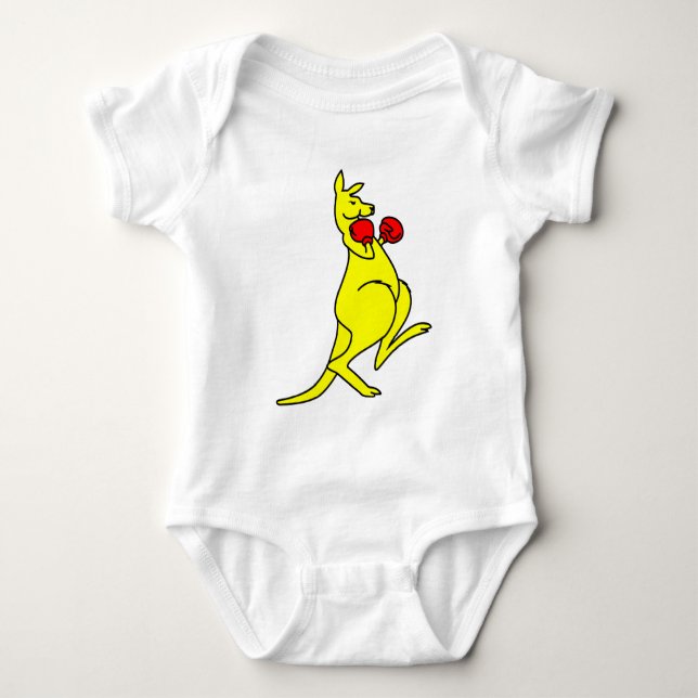 Body Para Bebé Boxing Kangaroo (Anverso)