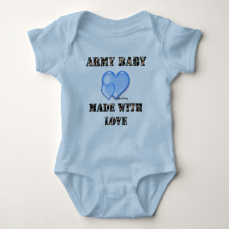 Body Para Bebé Boy Army Baby Made with Love de Dani