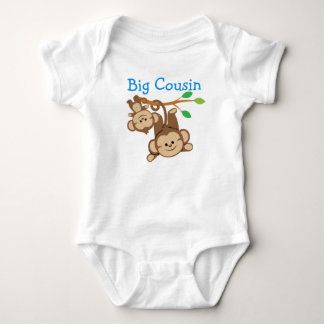 Body Para Bebé Boy Monkeys Big Cousin