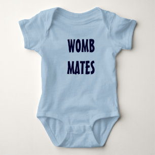 Body Para Bebé Boy Twins - WOMB MATES