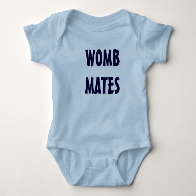 Body Para Bebé Boy Twins - WOMB MATES (Anverso)