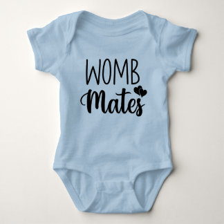 Body Para Bebé BOY - Womb Mates Bodysuit Black Font