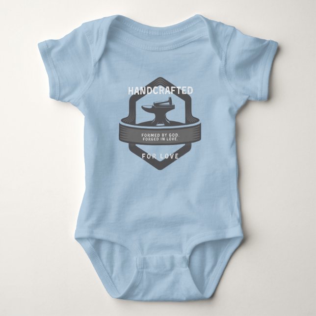 Body Para Bebé Boys' Handcrafted For Love  (Anverso)