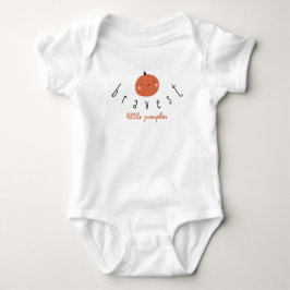 Body Para Bebé bravest little pumpkin Baby Bodysuit One-Piece