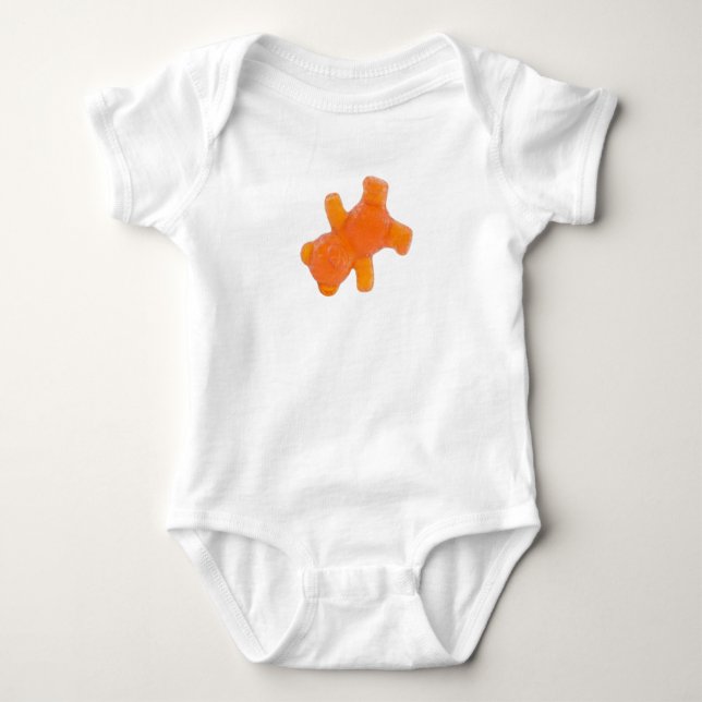 Body Para Bebé Breakdance Orange Gummy Bear - Sweet & Cool Baby  (Anverso)