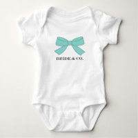 BRIDE Verde azulado Blue Bow Tutu Shower Fiesta