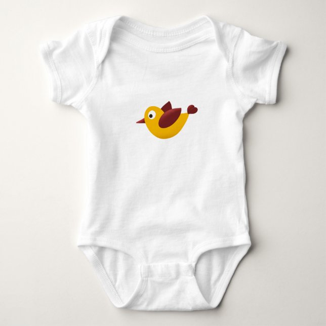 Body Para Bebé Bright Bird Baby Bodysuit (Anverso)