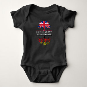Body Para Bebé Británicos crecidos con el diseño de Alemania   de