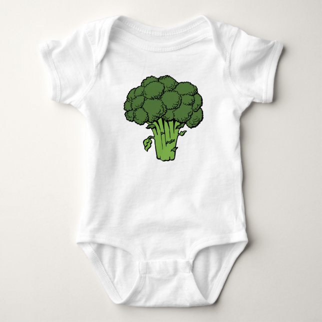 Body Para Bebé Brócoli Verde (Anverso)